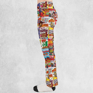 Popular Cereal Boxes Flare Leggings