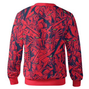 Gundam Camo Magenta Gundam Cardigan