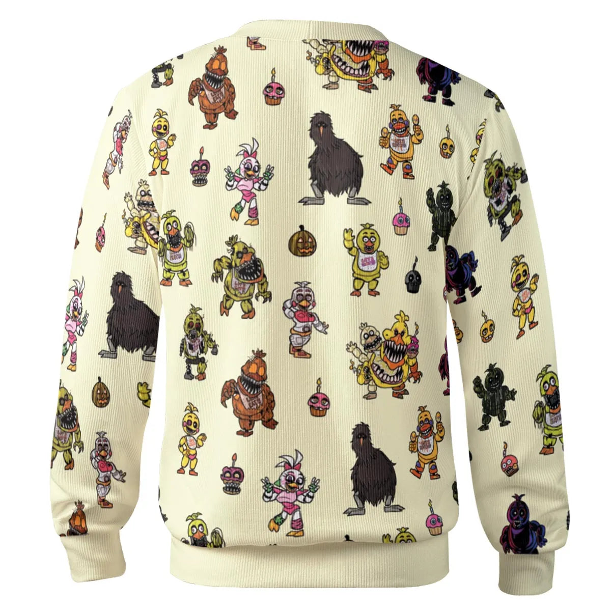 Chica Chicken Five Nights at Freddy's Pattern Cardigan