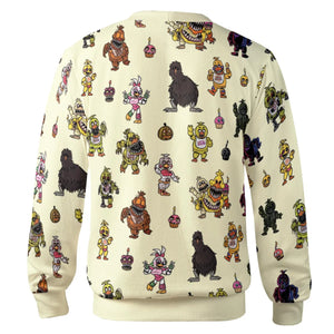 Chica Chicken Five Nights at Freddy's Pattern Cardigan