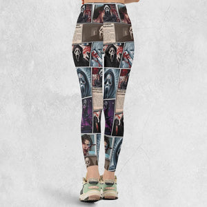 Scream Ghostface Horror Movie Halloween Legging