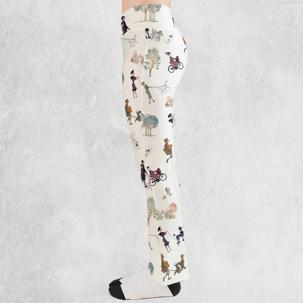 Dog Walking Look Alikes 101 Dalmations Flare Leggings