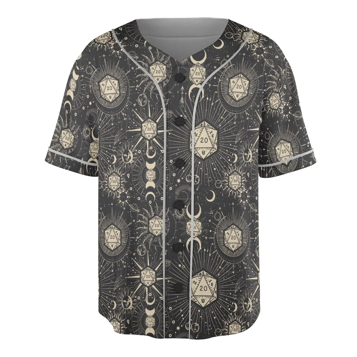 Diceyverse Dice RPG DND Unisex Baseball Jersey