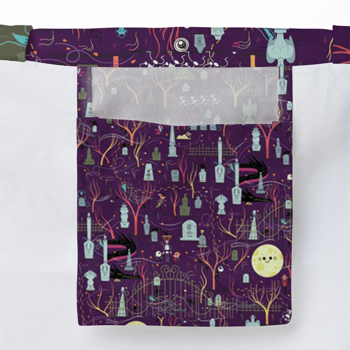 Nostalgic 80s 90s Spooky Scene Large Tote Bag