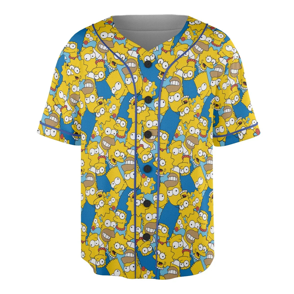 Head Toss The Simpson Characters Unisex Baseball Jersey