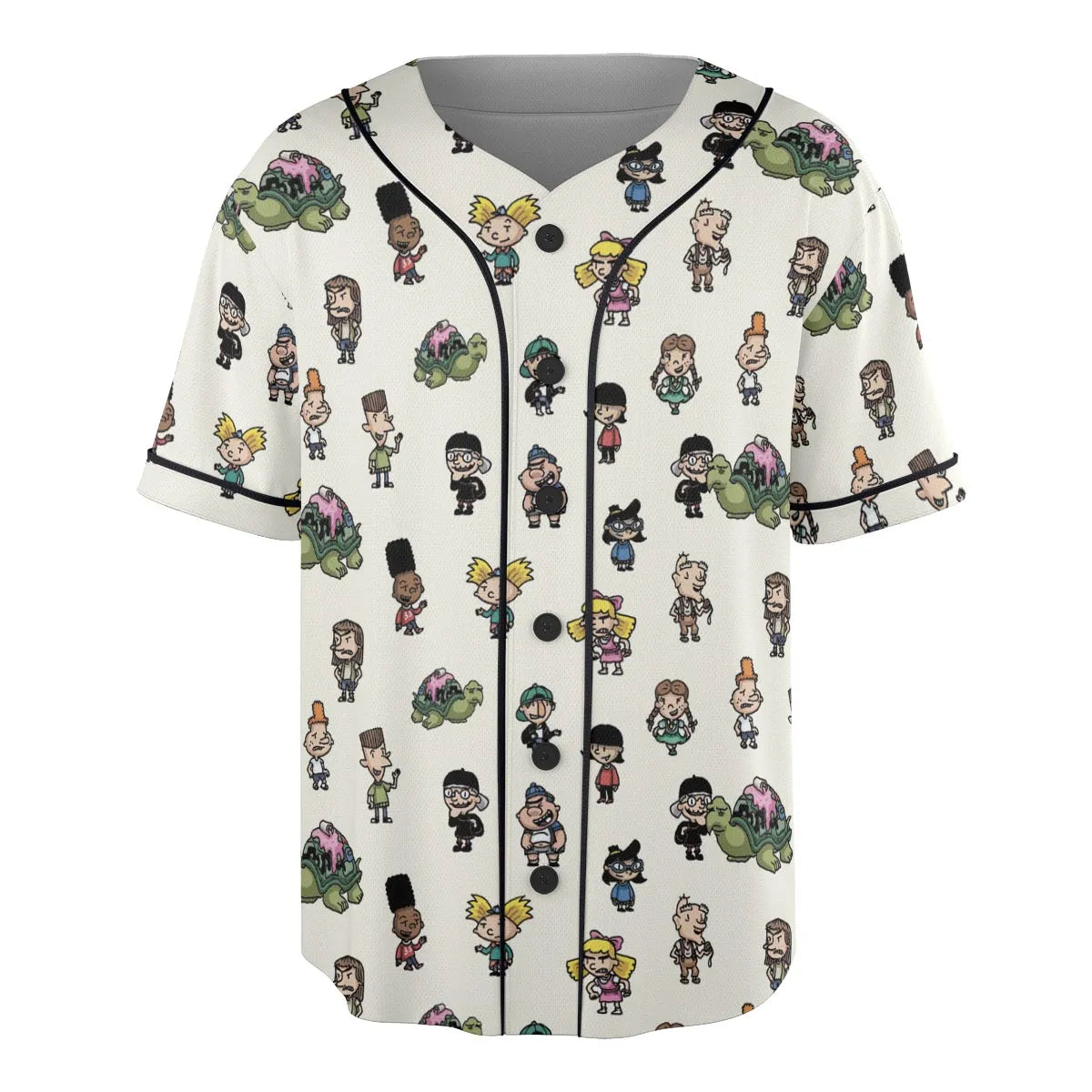 Hey Arnold Characters Unisex Baseball Jersey