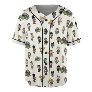 Hey Arnold Characters Unisex Baseball Jersey