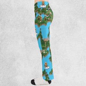 Pixel Art Python Monty Python Flare Leggings