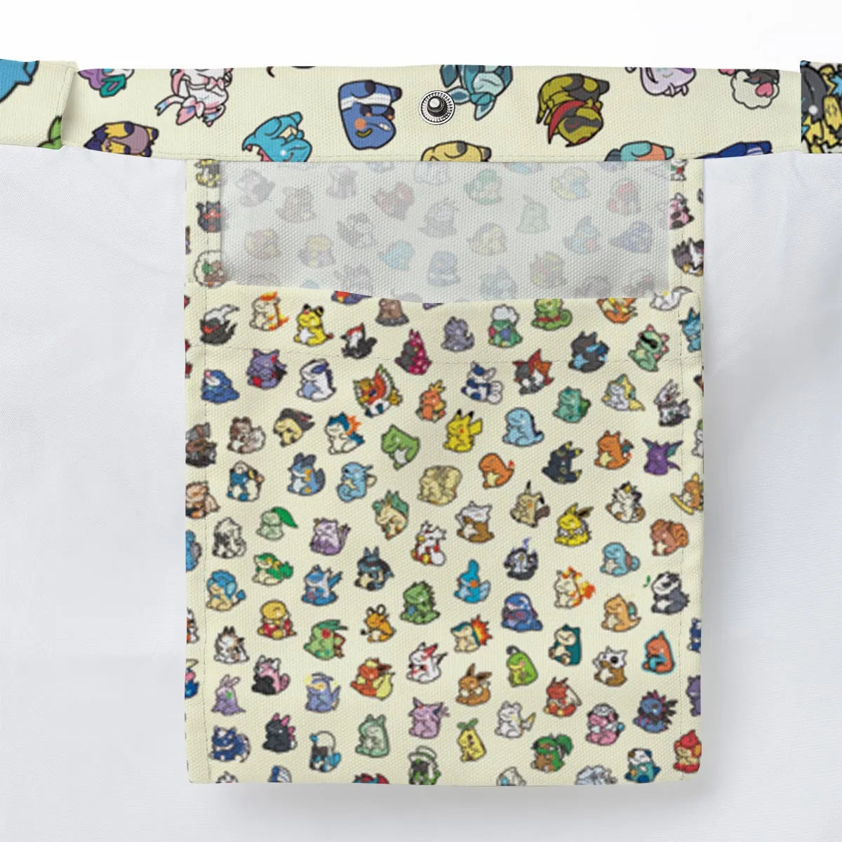 Pokemon In Substitute Style Large Tote Bag