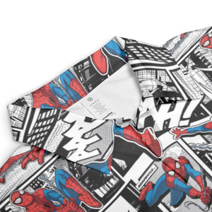 Spider Man Comic Pattern AOP Men/Women Polo Shirt