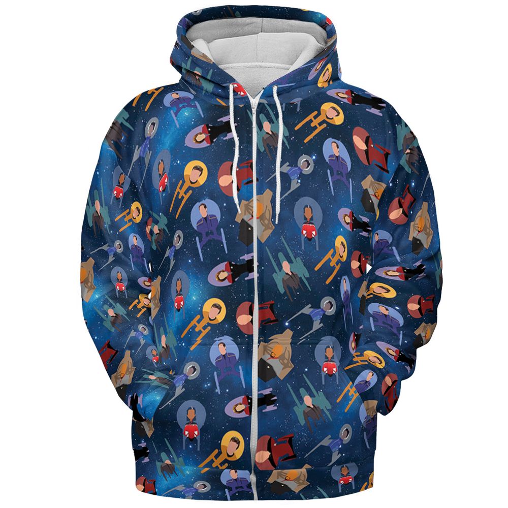 All-over Print Hoodie - KT26S8HF -  - 3