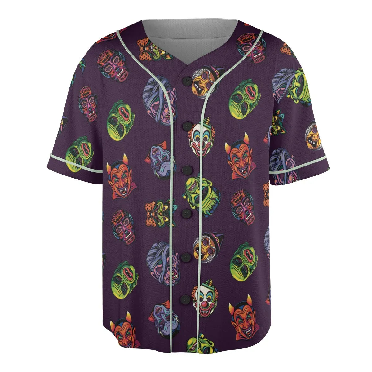 Beast Mode On Monster Masks Unisex Baseball Jersey