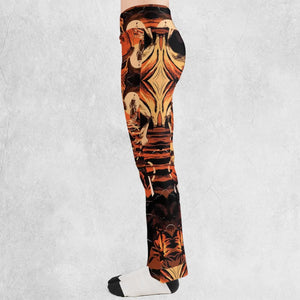 The Goonies Pattern Flare Leggings
