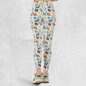 Happy Gilmore Pattern Legging