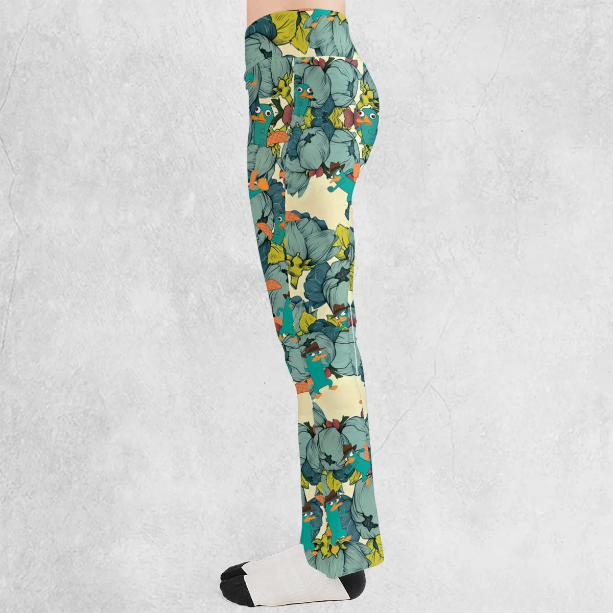 Perry The Platypus Phineas and Ferb Flare Leggings