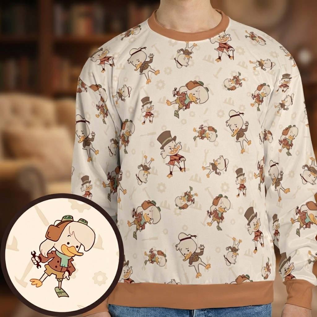 McDuck Trio Ducktales All-over Print Sweatshirt
