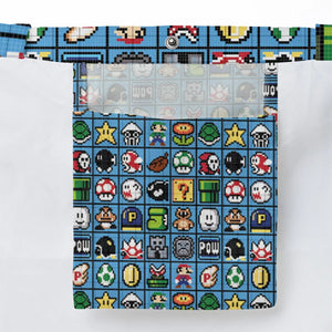 Mario Pixel Super Mario Pattern Large Tote Bag