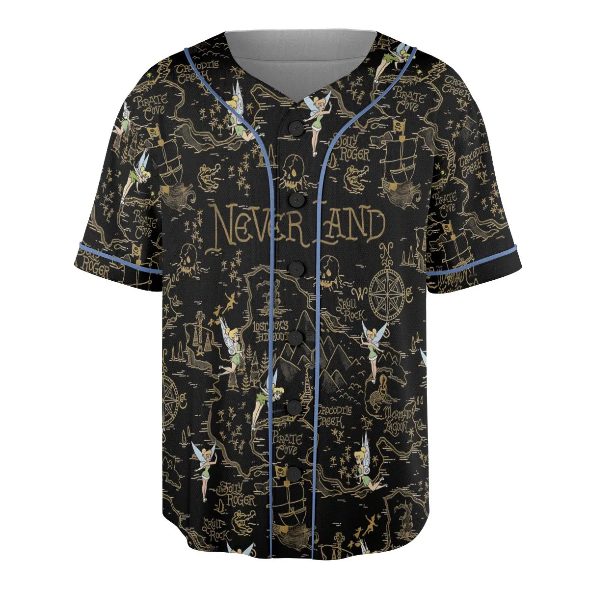 Finding Neverland Tinker Bell Unisex Baseball Jersey