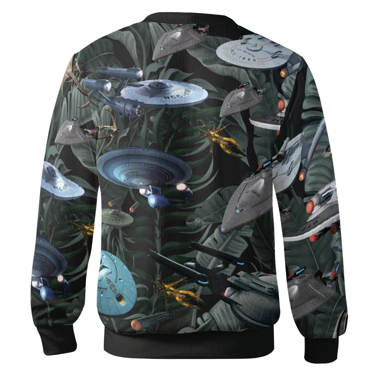 Star Trek Spaceship Pattern Cardigan