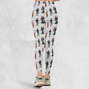 The Breakfast Club Characters Pattern Legging