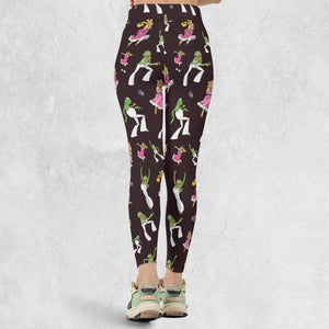 Disco Couple Kermit And Piggy The Muppet Show Legging