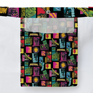 Monster Pop Movies Halloween Large Tote Bag