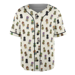 Teenage Mutant Ninja Turtles in Kidrobot style Unisex Baseball Jersey