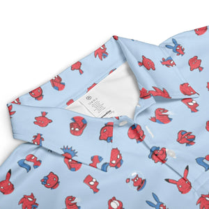 Funny Spider-Man Characters Pattern AOP Men/Women Polo Shirt