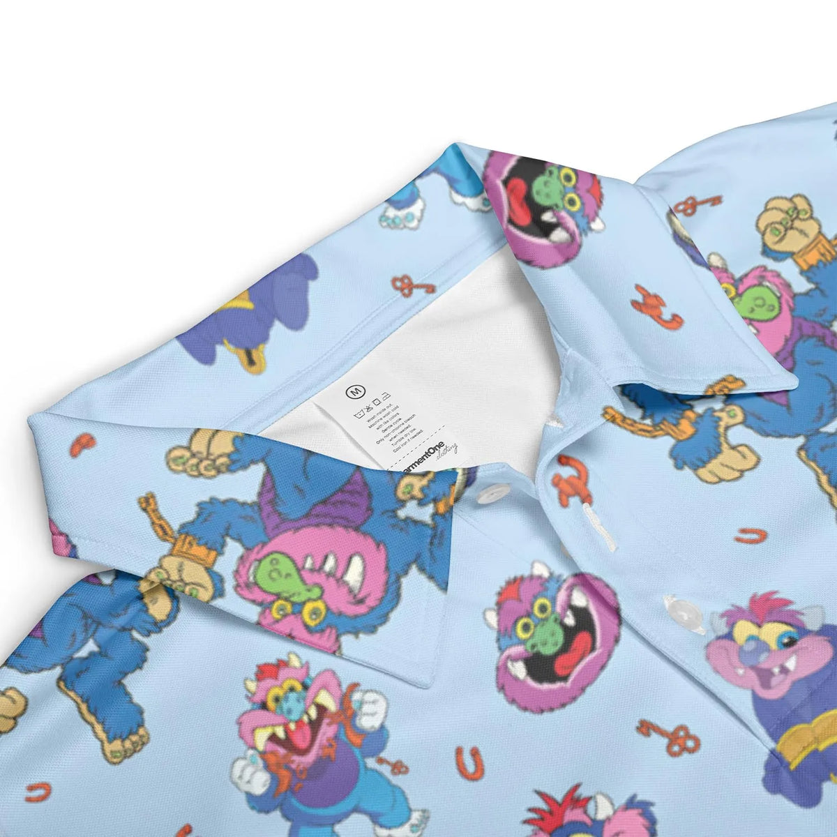 Blue Monster My Pet Monster AOP Men/Women Polo Shirt