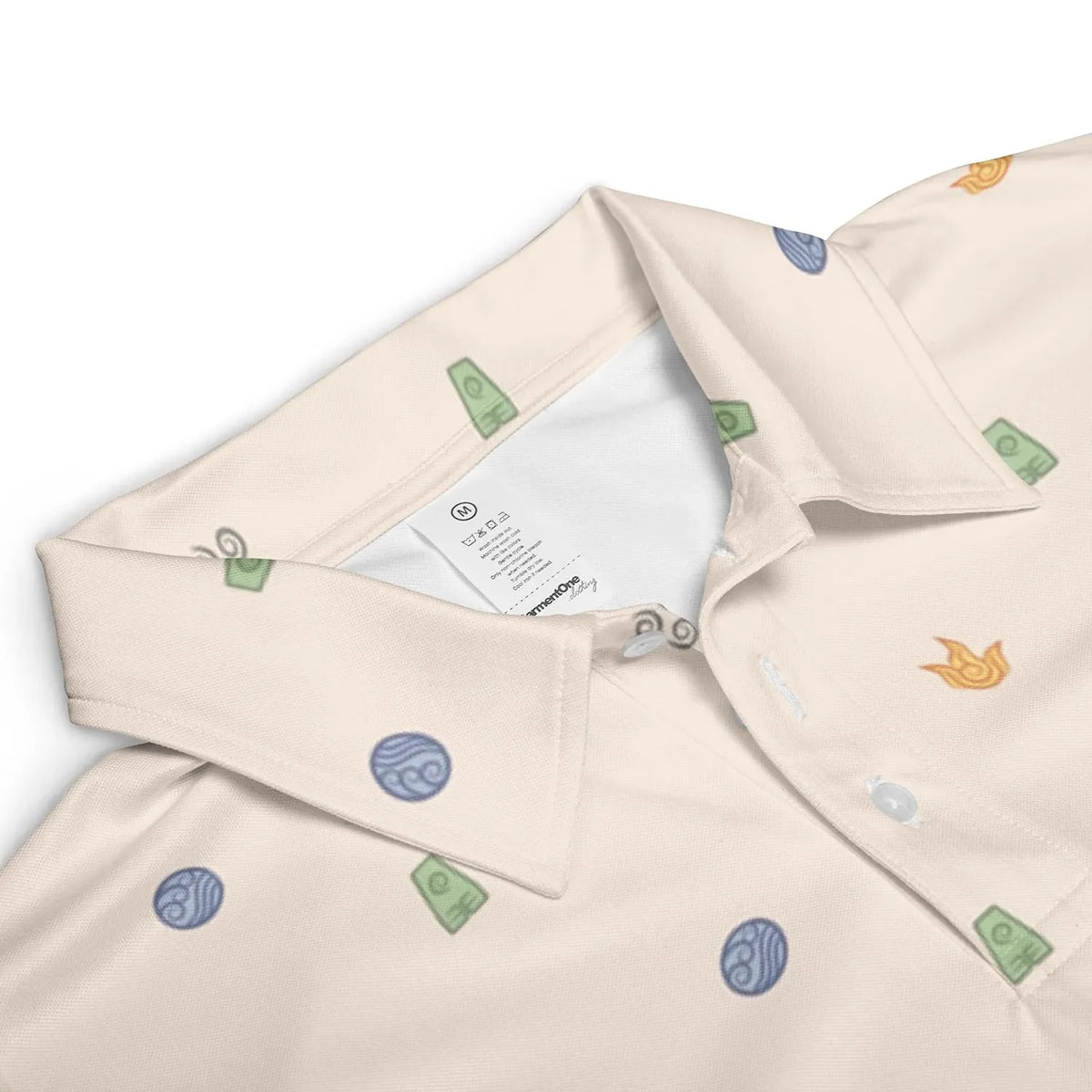 Avatar The Last Airbender Four Elements Pattern AOP Men/Women Polo Shirt