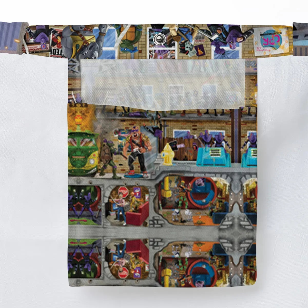 80’s Turtle Power Large Tote Bag