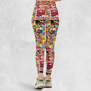 Popular Cereal Boxes Legging