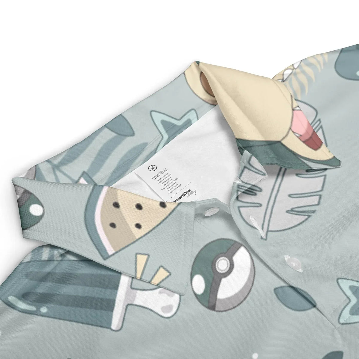 Summer Relax Snorlax Pokemon AOP Men/Women Polo Shirt