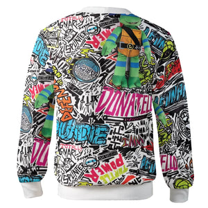 TMNT Mayhem Sketched Cardigan