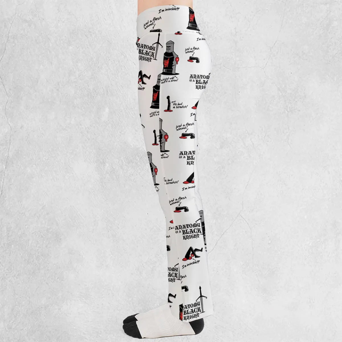 Tis but a scratch Black Knight Monty Python And The Holy Grail Flare Leggings