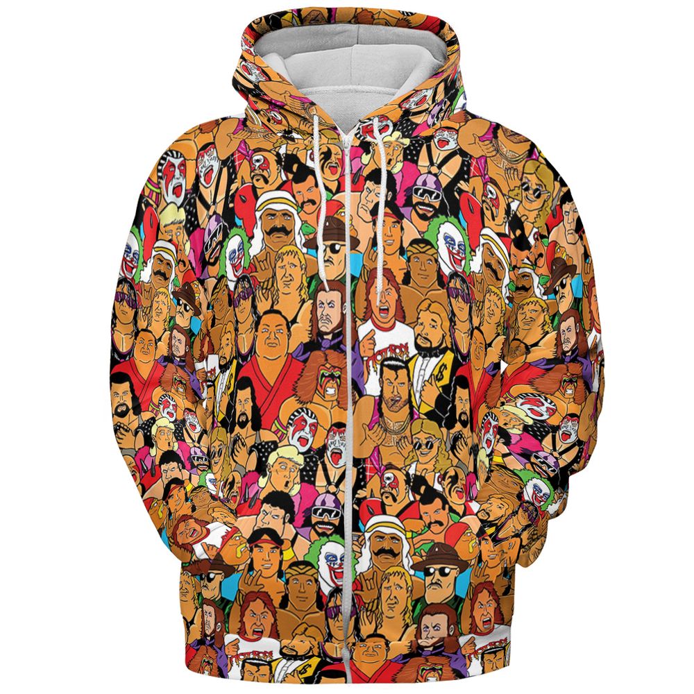 All-over Print Hoodie - 3STHQ3TK -  - 3