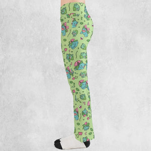 Venusaur Ivysaur and Bulbasaur Pokemon Flare Leggings