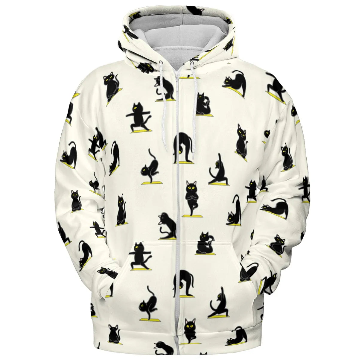 Bombay Cat Yoga Pattern All-over Print Hoodie