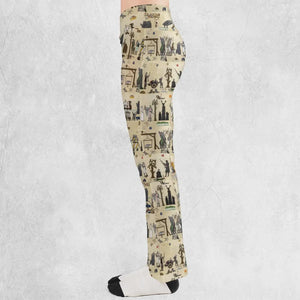 Bayeux Tapestry Monty Python Flare Leggings