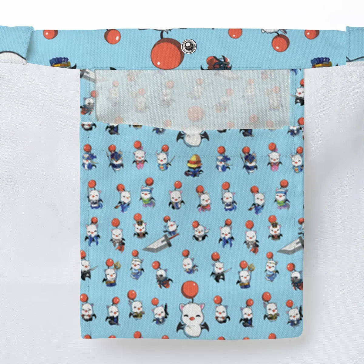 Cute Moogle Final Fantasy Large Tote Bag