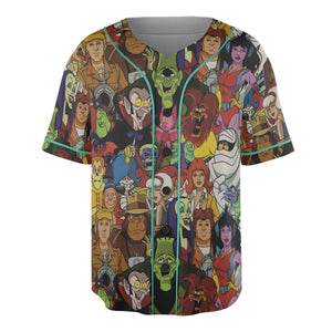 Frightfully Funny Ghostbusters Groovie Goolies Unisex Baseball Jersey