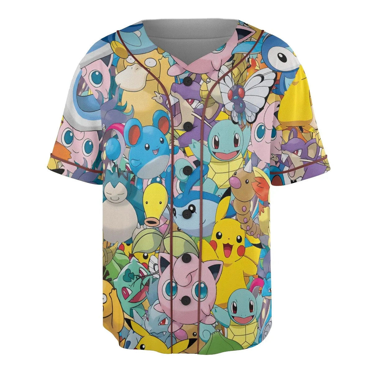 Magical Creatures Pokemon Unisex Baseball Jersey