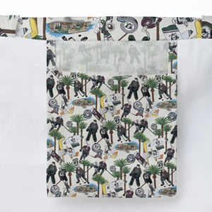 Hockey Mighty Ducks Players Large Tote Bag