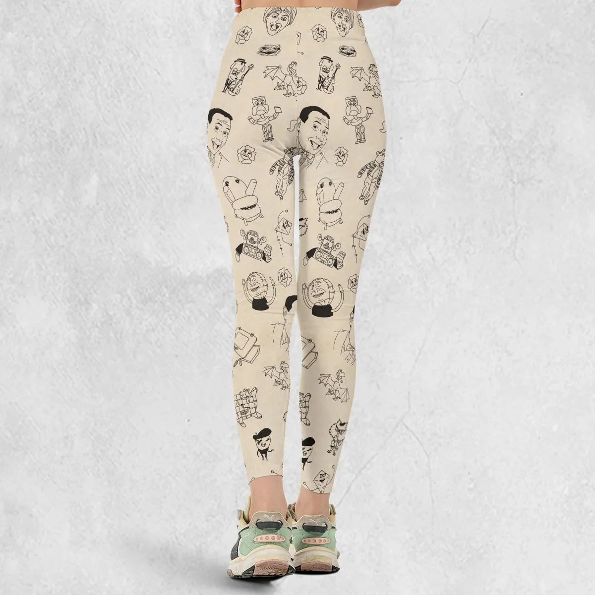 Pee-Wee's Playhouse Characters Legging