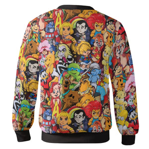 Old Cartoon Characters Cardigan