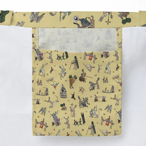 Killer Rabbit The Medieval Marginalia Large Tote Bag