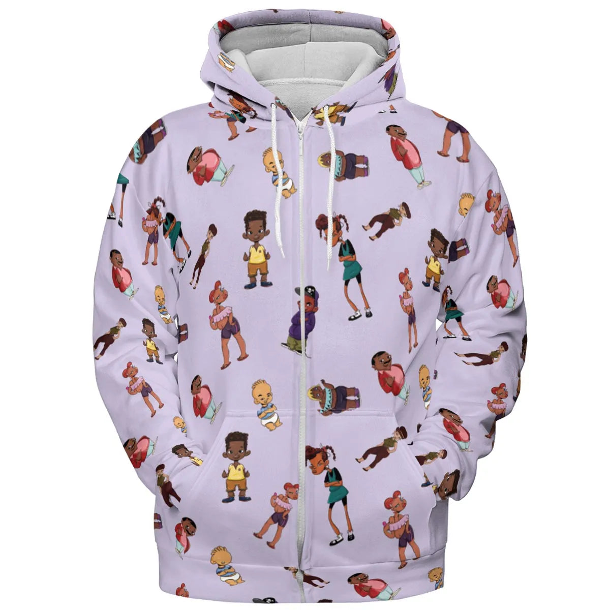 Bebe's Kids Characters All-over Print Hoodie