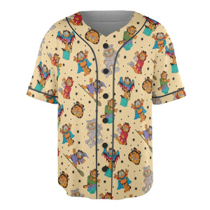Nostalgic Cat Garfield's Halloween Adventure Unisex Baseball Jersey