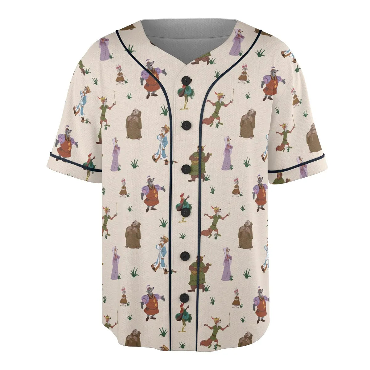 Oo-de-lally Robin Hood Characters Unisex Baseball Jersey
