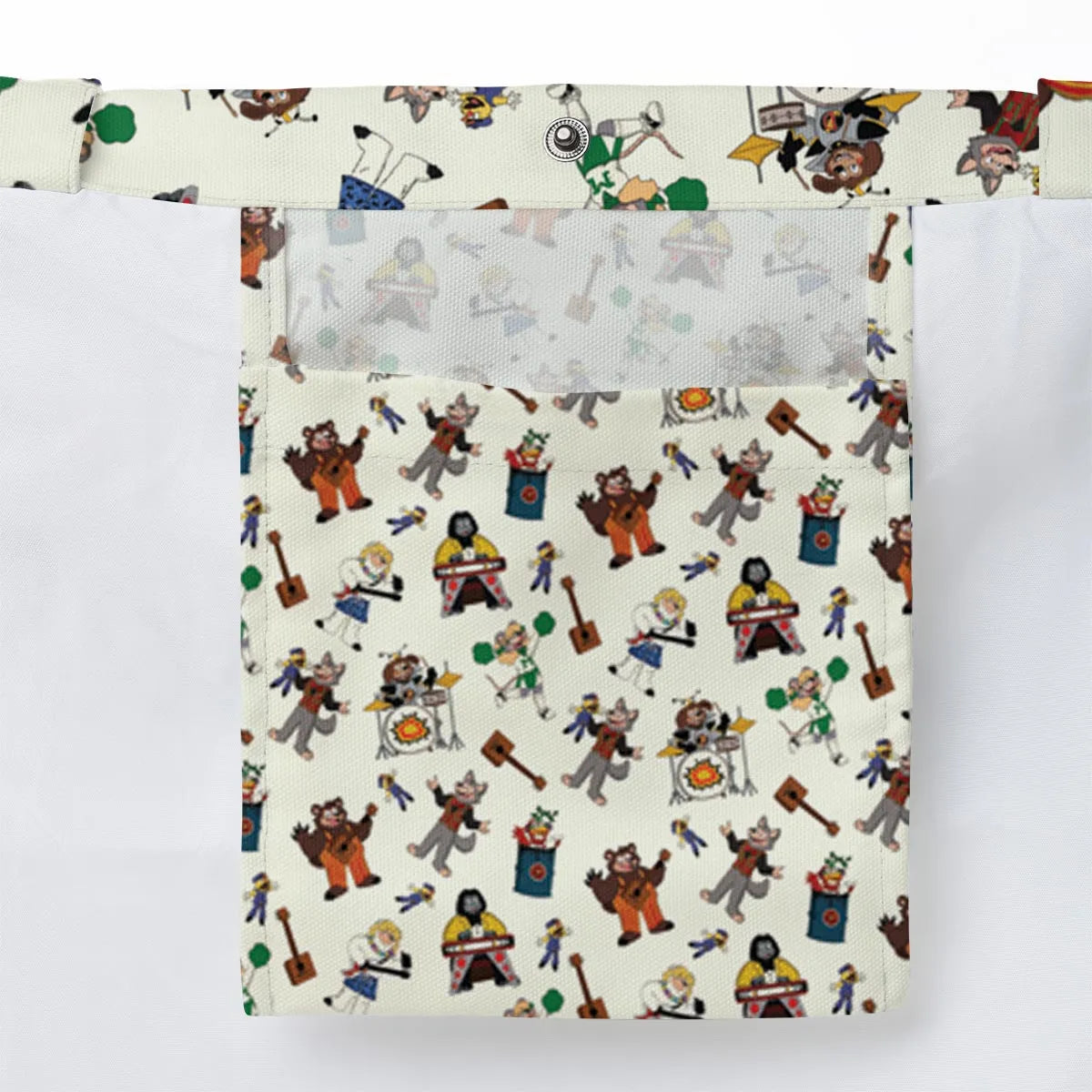 The Rock-afire Explosion Pattern Large Tote Bag
